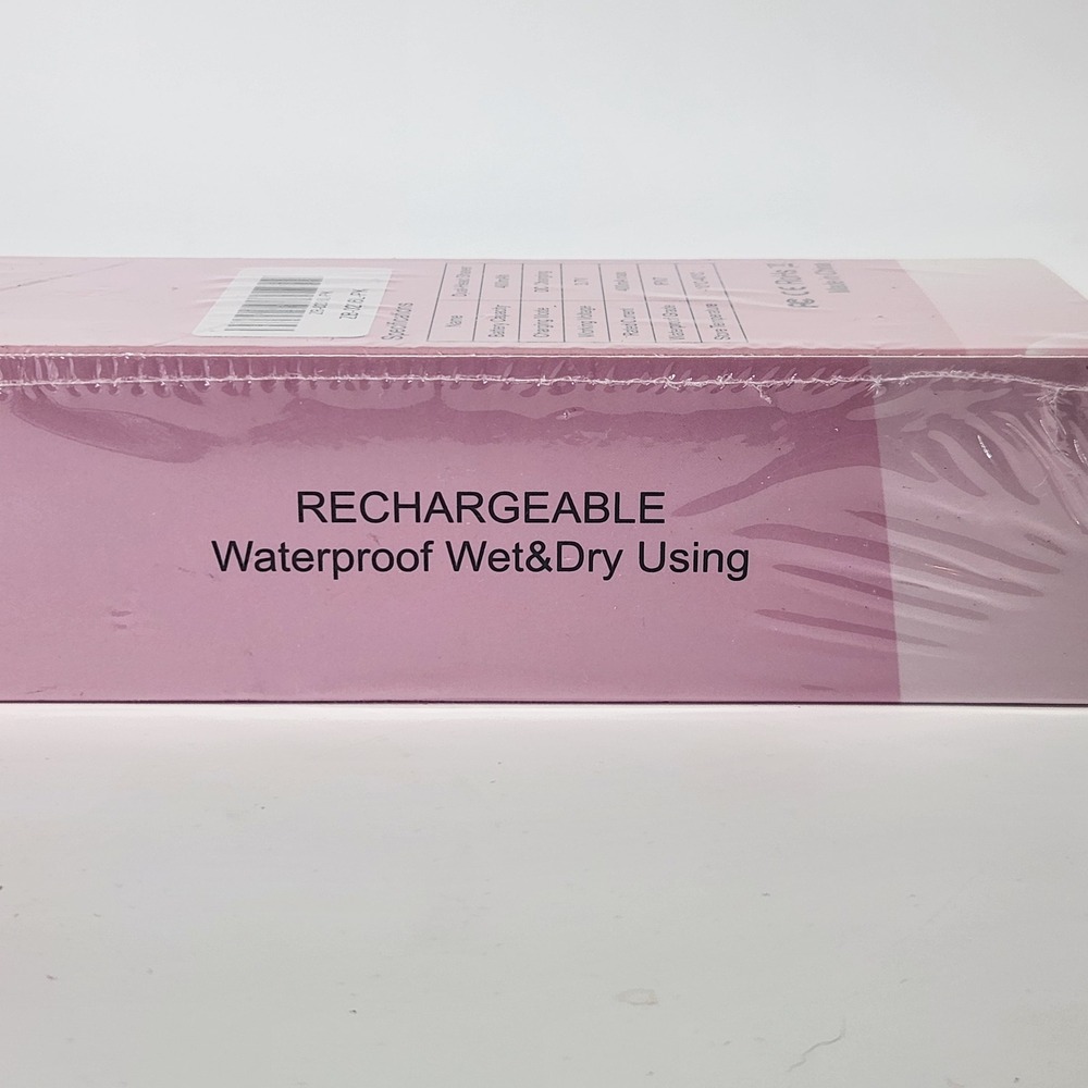 Dual-Head Shaver Pink Rechargeable Waterproof Wet Dry Shaver‎ ZB-0236L-PK NEW - Picture 4 of 4